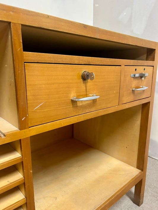 Vintage Sideboard Holz, Verkaufstresen,Regalböden/Schubladen