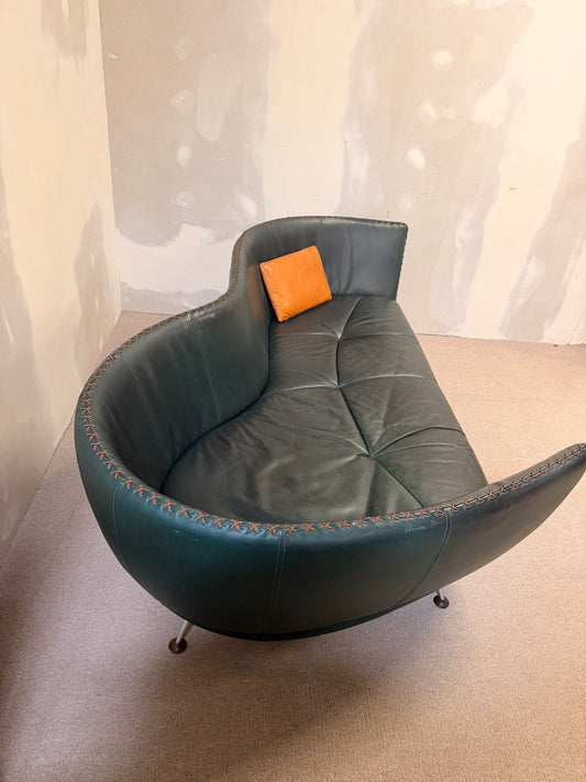 Vintage Ds-102 Ledersofa von Mathias Hoffmann für De Sede