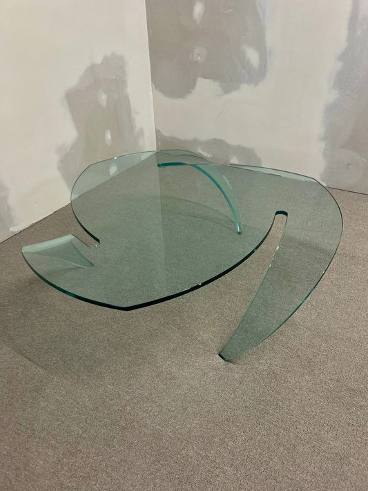 Design Glas Couchtisch Unikat Coffee Table Blickfang