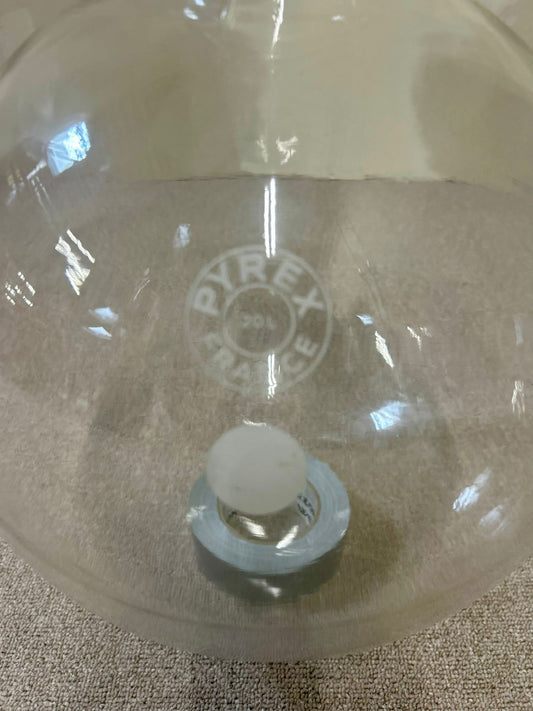 Grosser Glasballon Pyrex France 20 Liter Glaskolben Deko