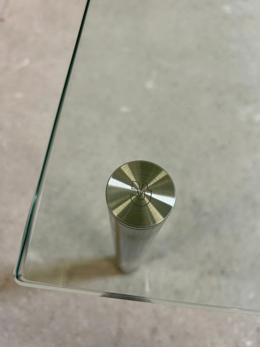 Clubtisch DRAENERT Couchtisch WHY NOT quadratisch Glas Chrom