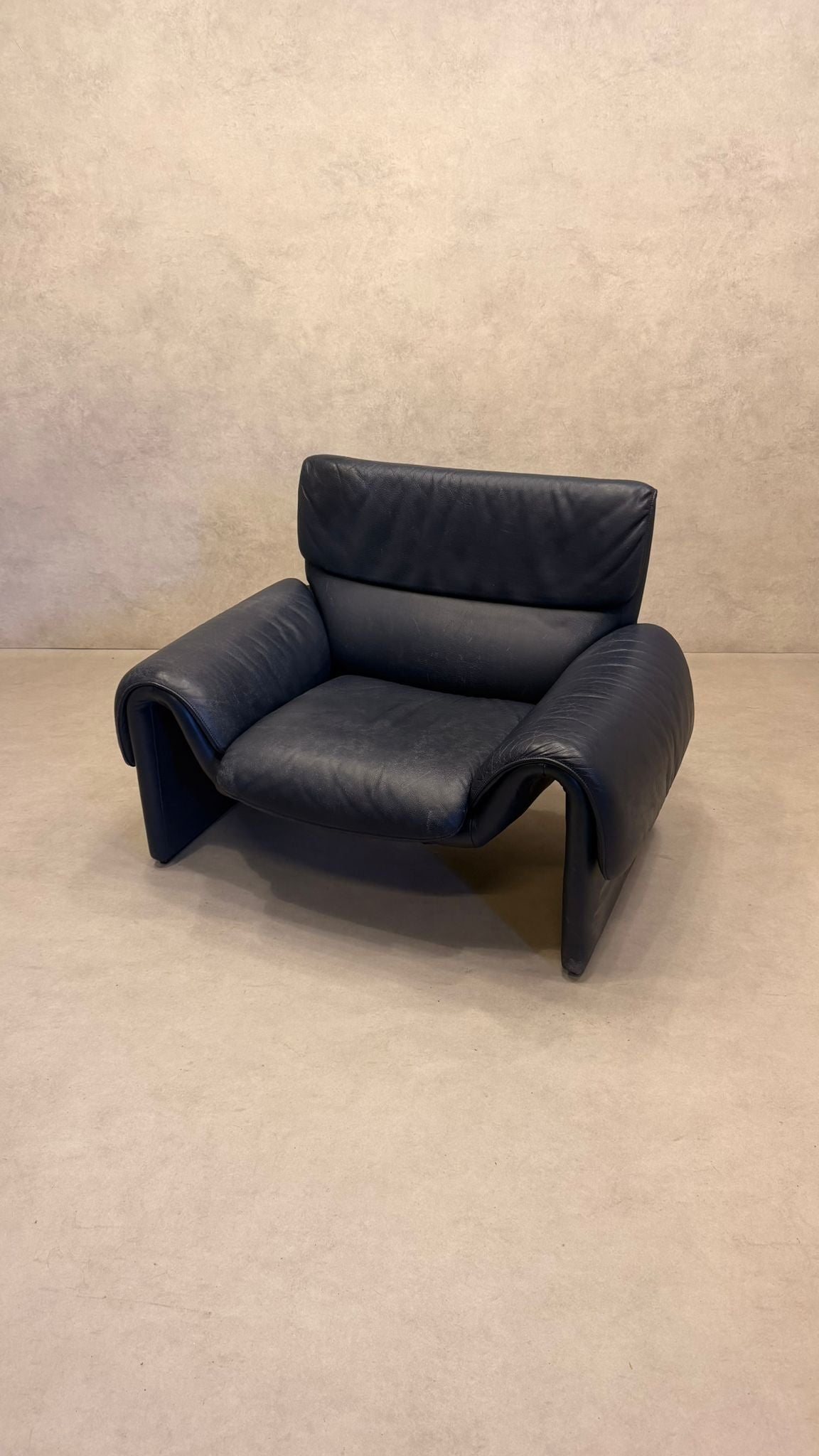 De Sede DS-2011 Sessel aus Leder Design Team 1983