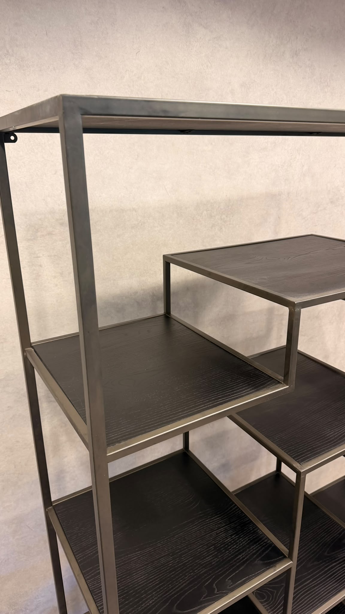 PTMD Lixly Design Regal Metall & Holz mit Schubladen