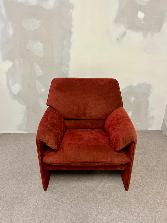 Leolux Bora Bora Sessel Alcantara rot