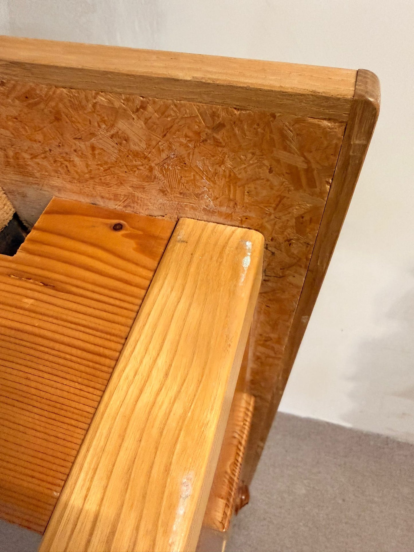 Vintage Esstisch Küchentisch mit Schublade und Resopalplatte