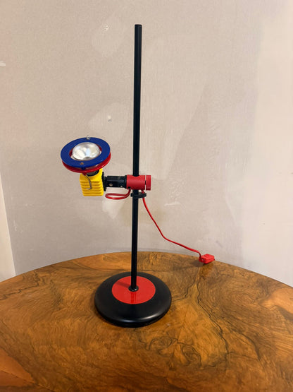 Memphis Design Lampe aus den 80er Jahre, verstellbar