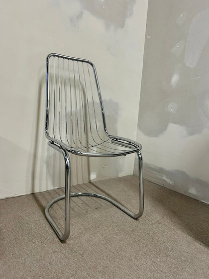 Freischwinger Stühle Gastone Rinaldi Rima Italia Leder