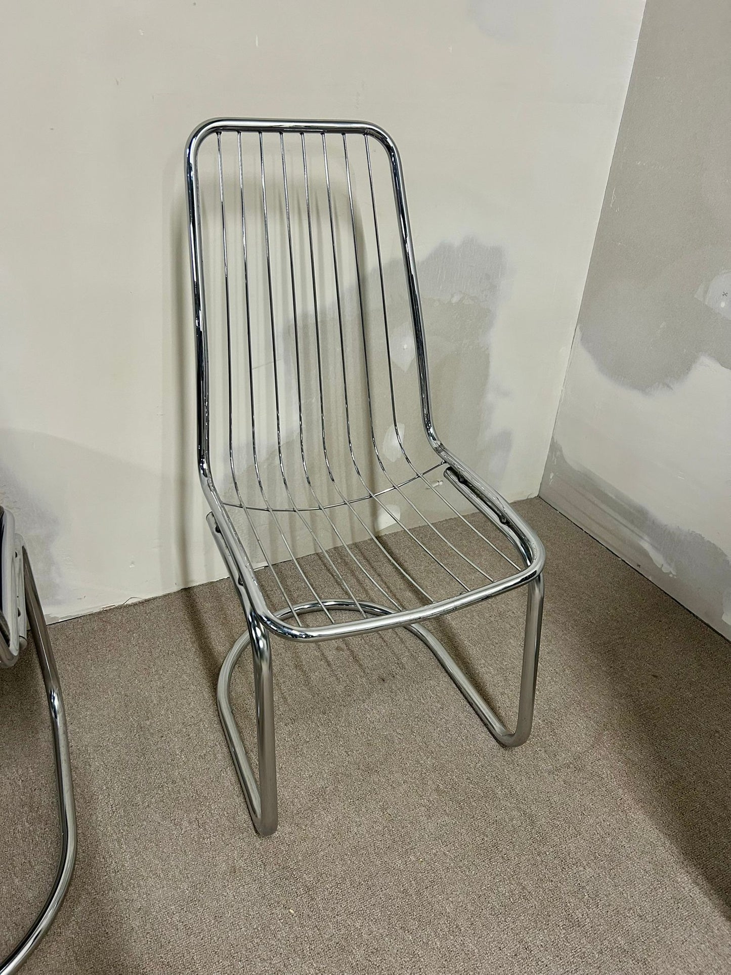 Freischwinger Stühle Gastone Rinaldi Rima Italia Leder
