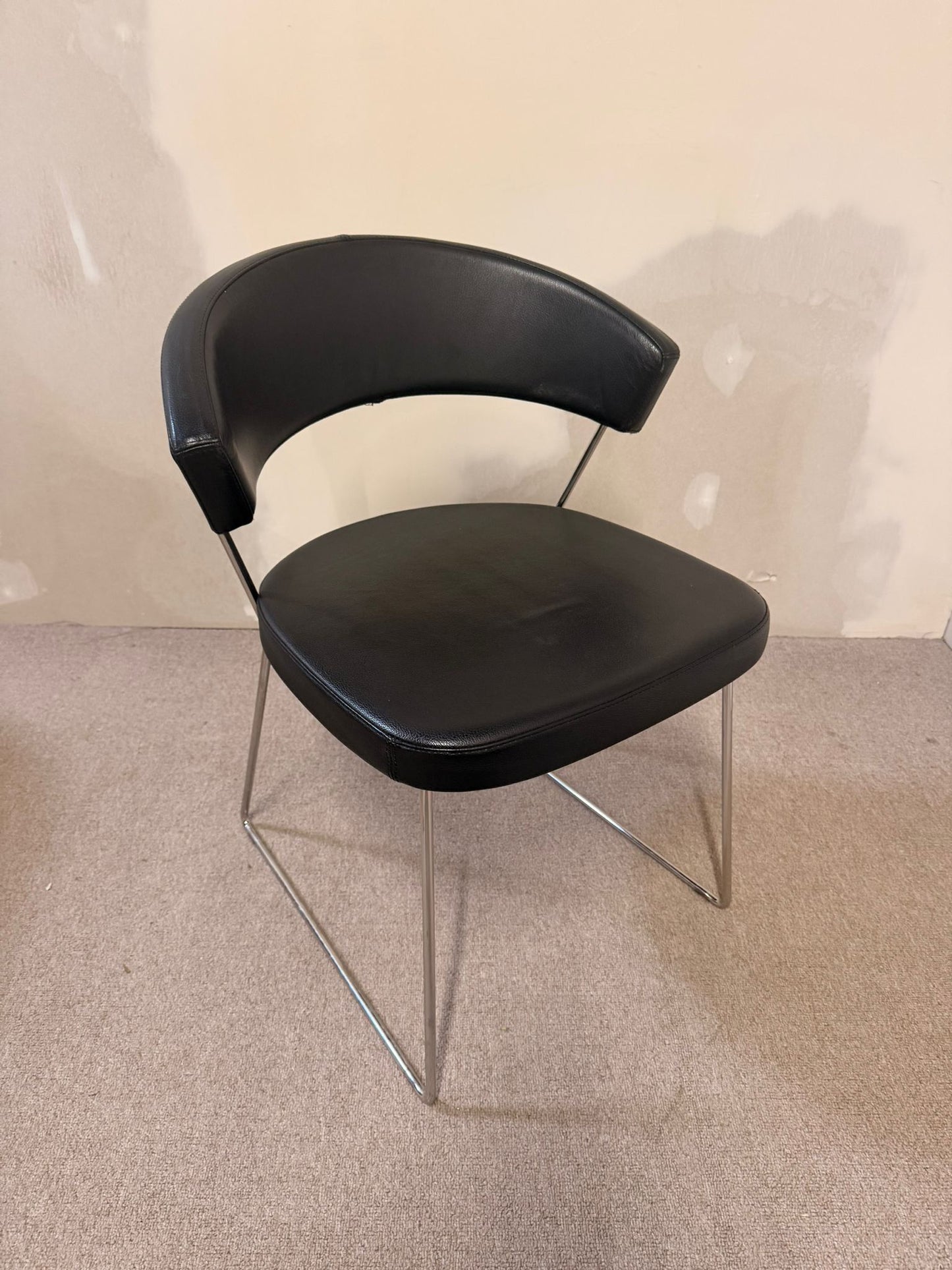 Stuhl New York von Connubia by Calligaris, Polsterstuhl