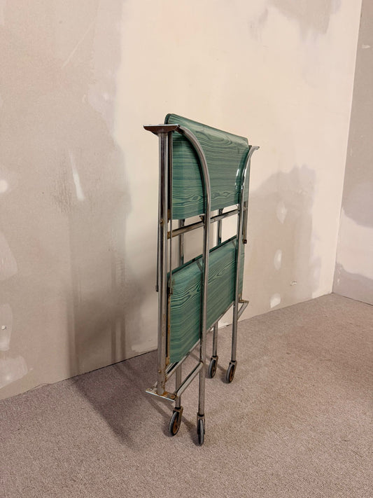 Klappbarer Vintage 1960`s Gerlinol Dinett Servierwagen