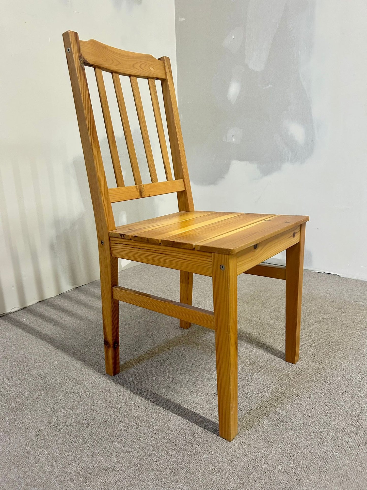 Stabiler Holzstuhl Esszimmer Stuhl mit Sitzpolster