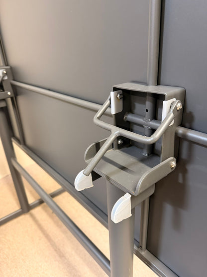Robuster Klapptisch Gartentisch aus Metall/ Aluminium, grau