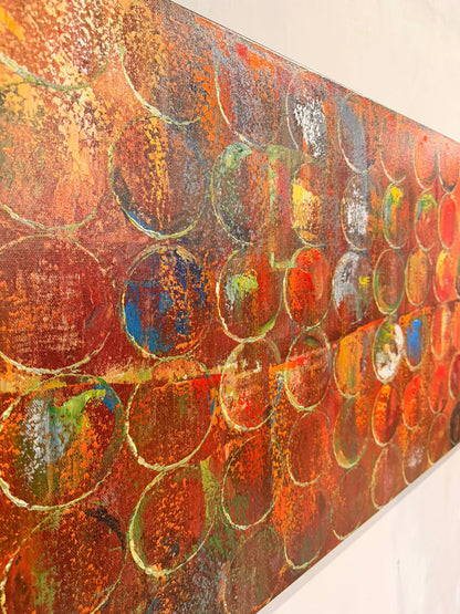 Grosses dekoratives Wandbild abstrakte Malerei Kunst