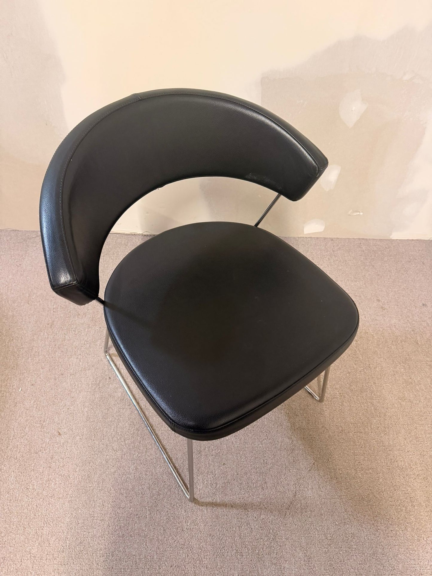 Stuhl New York von Connubia by Calligaris, Polsterstuhl