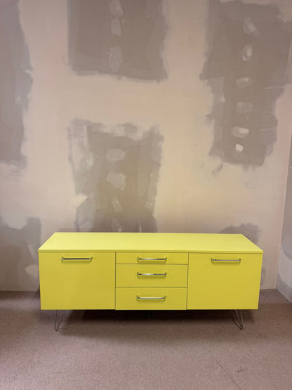 Modernes limettengrünes Sideboard Büffet im Retro Stil