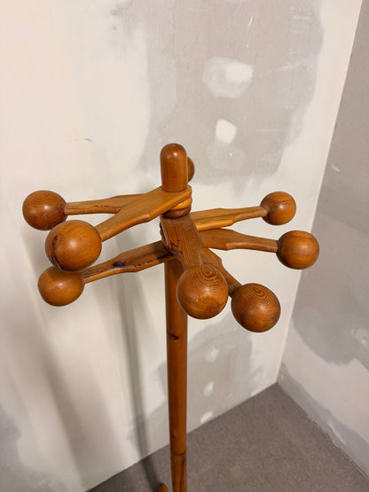 Schwedischer Vintage Graderobenständer Rainer Daumiller 60er