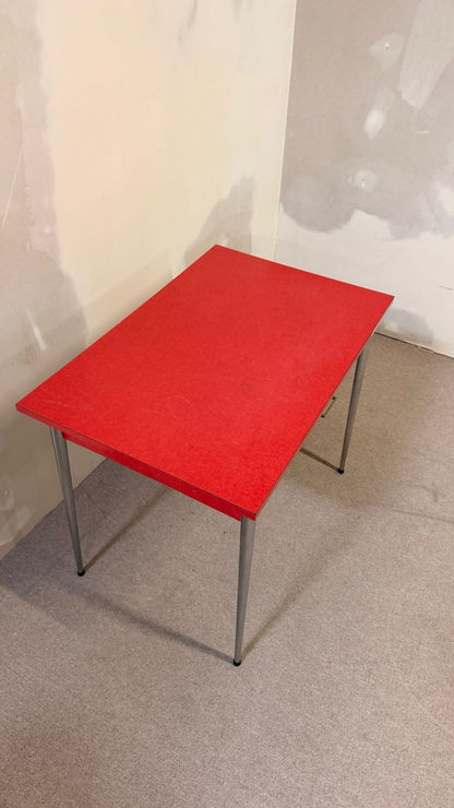 Retro Vintage Kelko Küchentisch aus den 60er Jahren in Rot