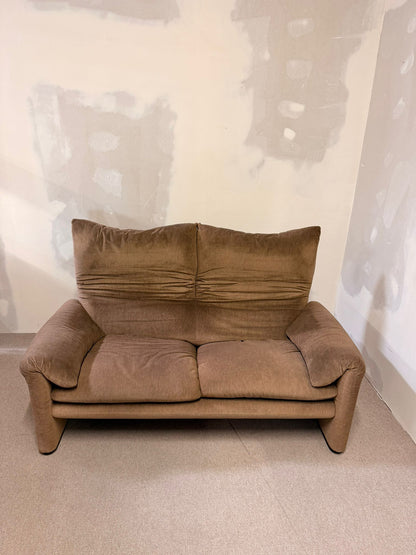 2-sitzer-Sofa Maralunga Vico Magistretti für Cassina 70er