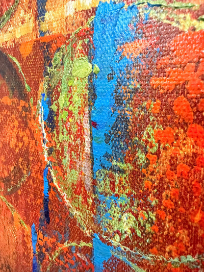 Grosses dekoratives Wandbild abstrakte Malerei Kunst