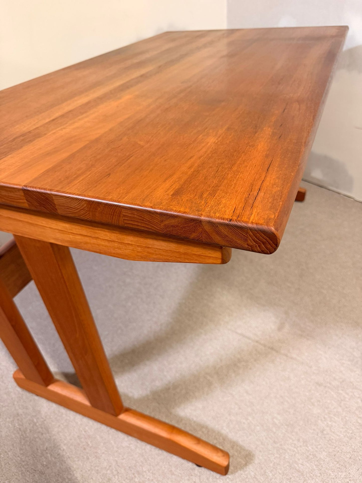 Mid Century vintage Teak Schreibtisch skandinavisches Design