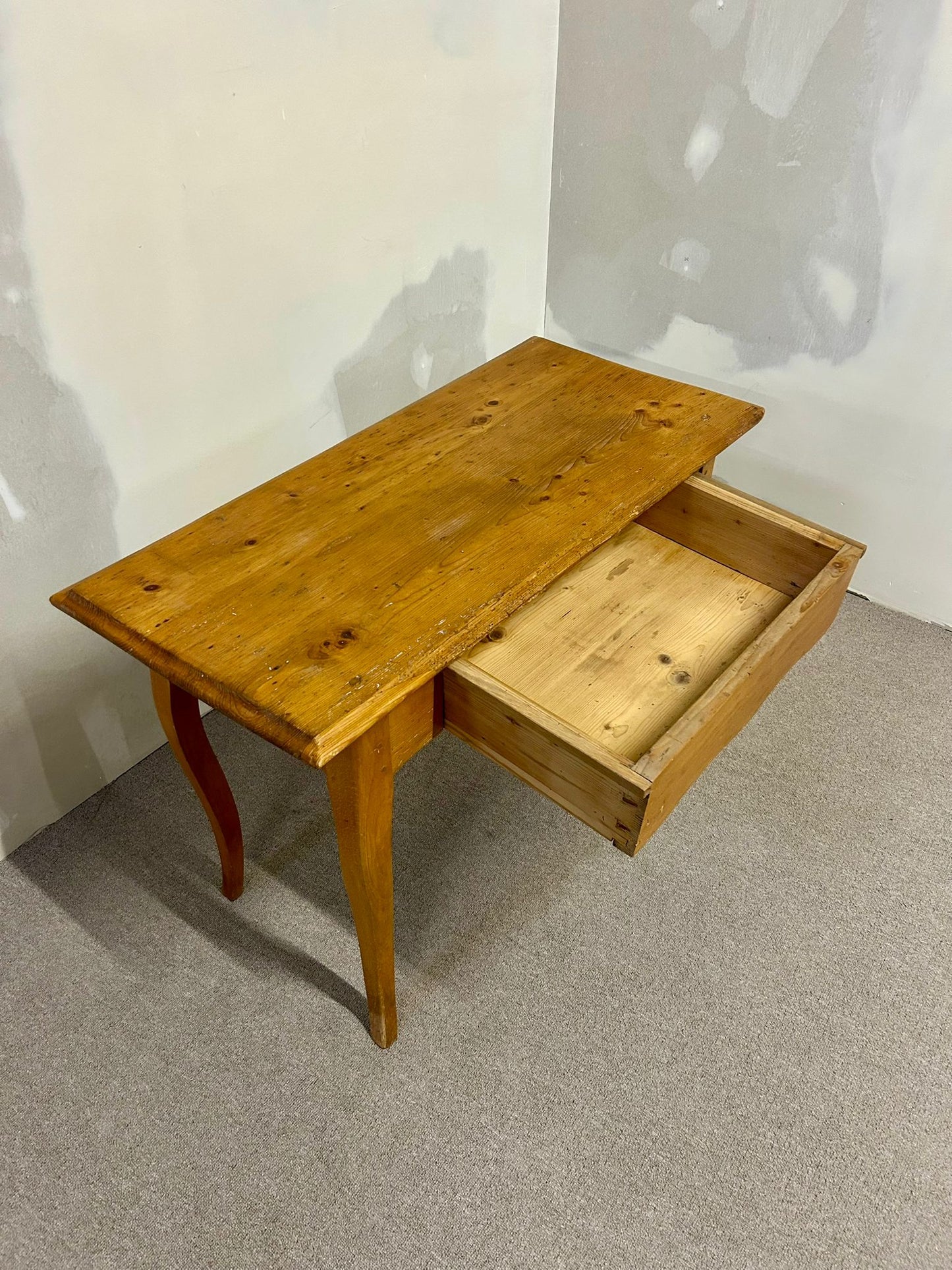 Vintage Tisch/ Pult mit Schublade aus Holz Landhausstil