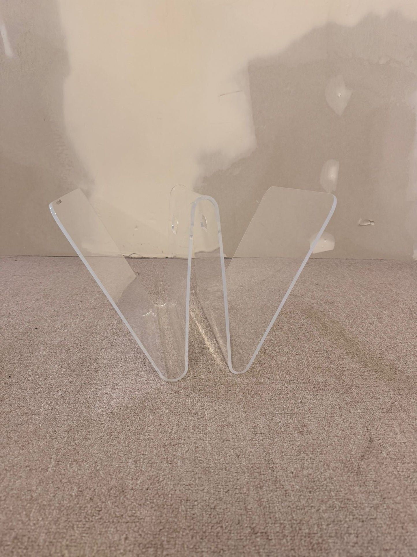 Transparente Zeitschriftenständer aus Plexiglas Acrylglas