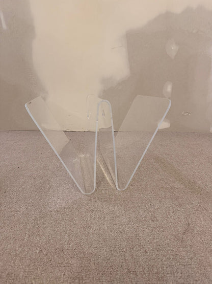 Transparente Zeitschriftenständer aus Plexiglas Acrylglas