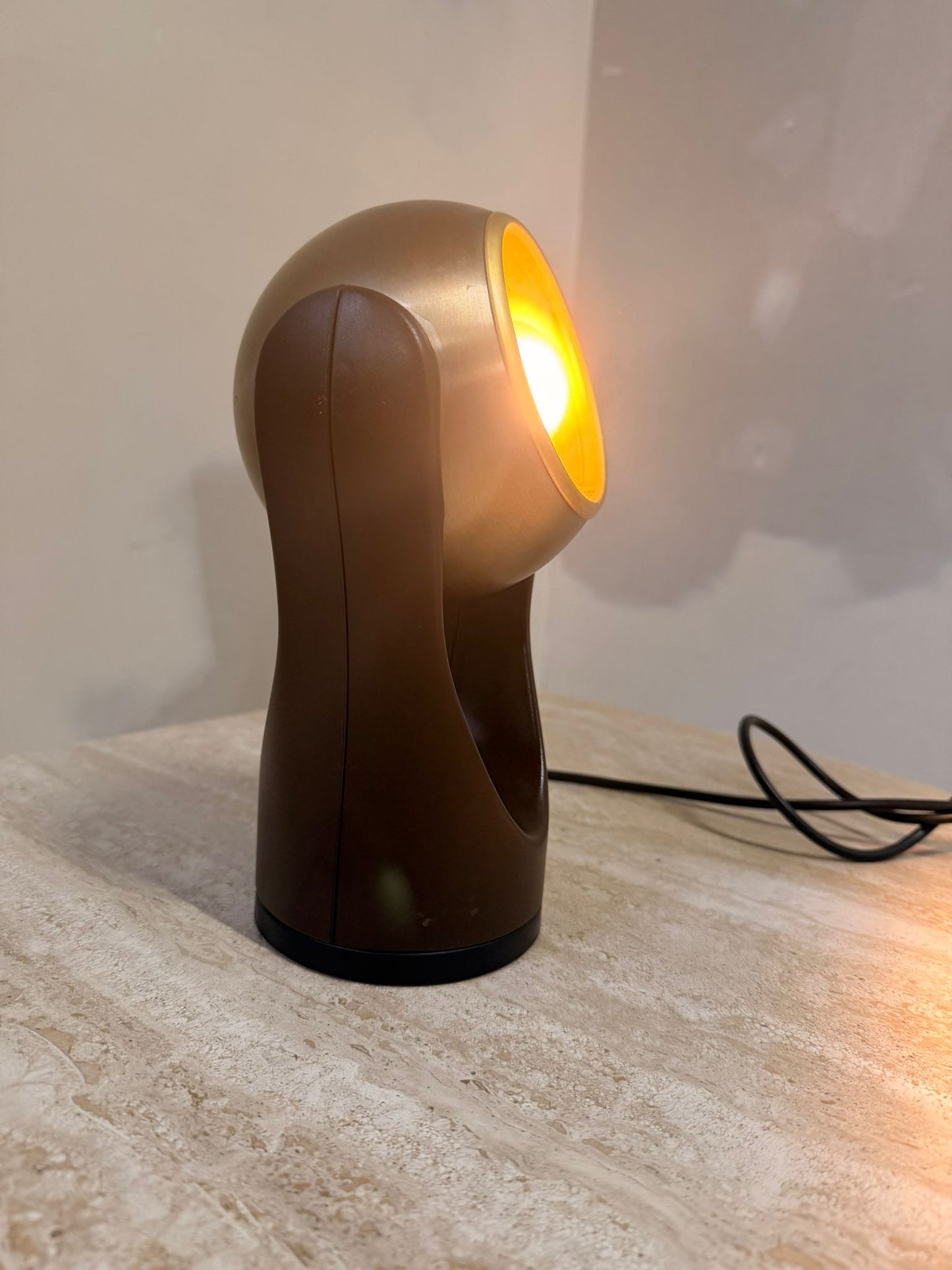 Vintage Design Lampe 1970`s Space Age Sensorette Augapfel