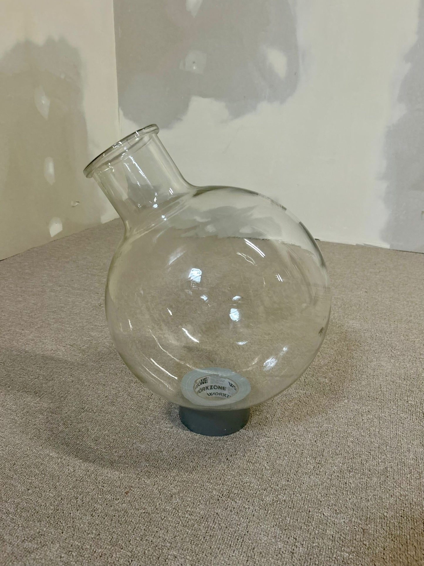 Grosser Glasballon Pyrex France 20 Liter Glaskolben Deko