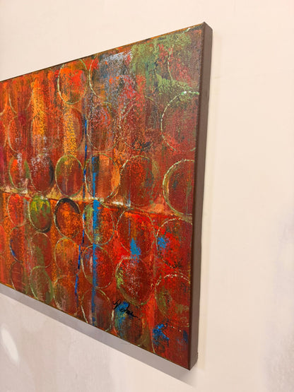 Grosses dekoratives Wandbild abstrakte Malerei Kunst