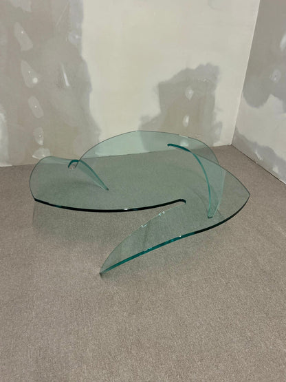 Design Glas Couchtisch Unikat Coffee Table Blickfang