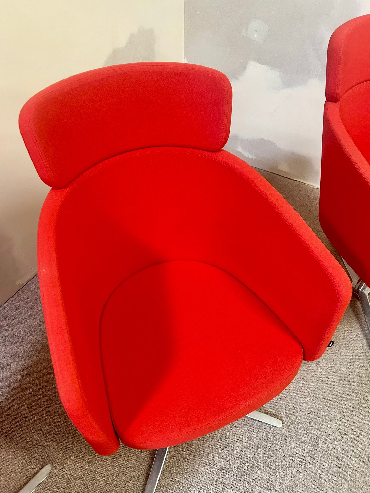 Bene Drehstühle Konferenz Stühle rot wie neu top Zustand,3x