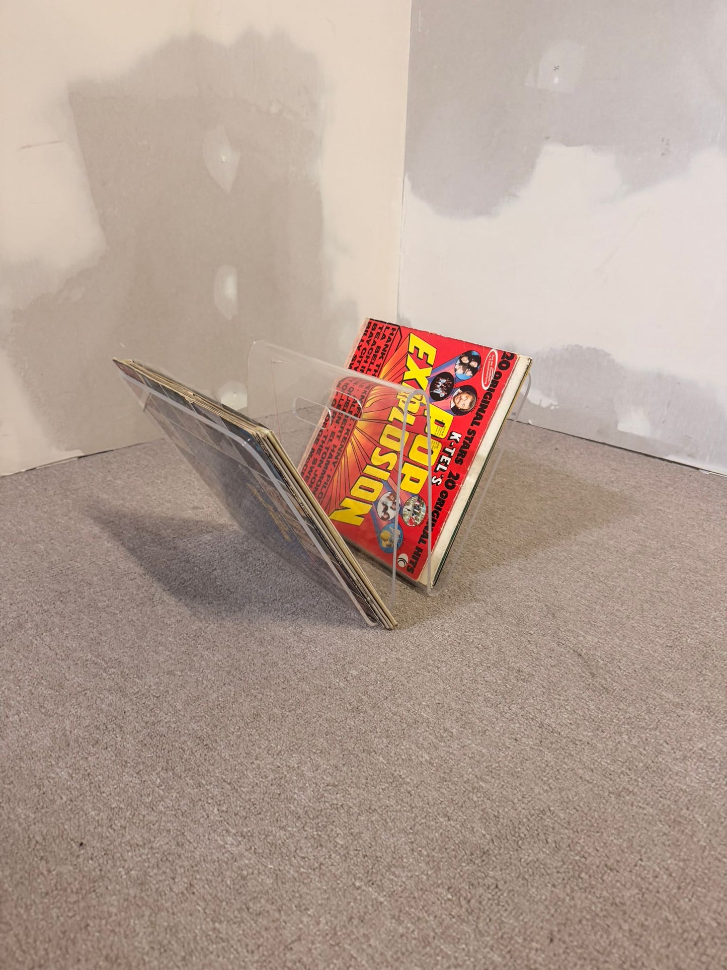 Transparente Zeitschriftenständer aus Plexiglas Acrylglas