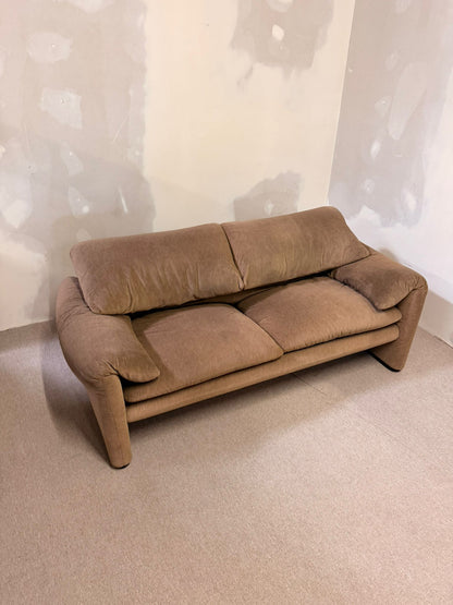 2-sitzer-Sofa Maralunga Vico Magistretti für Cassina 70er