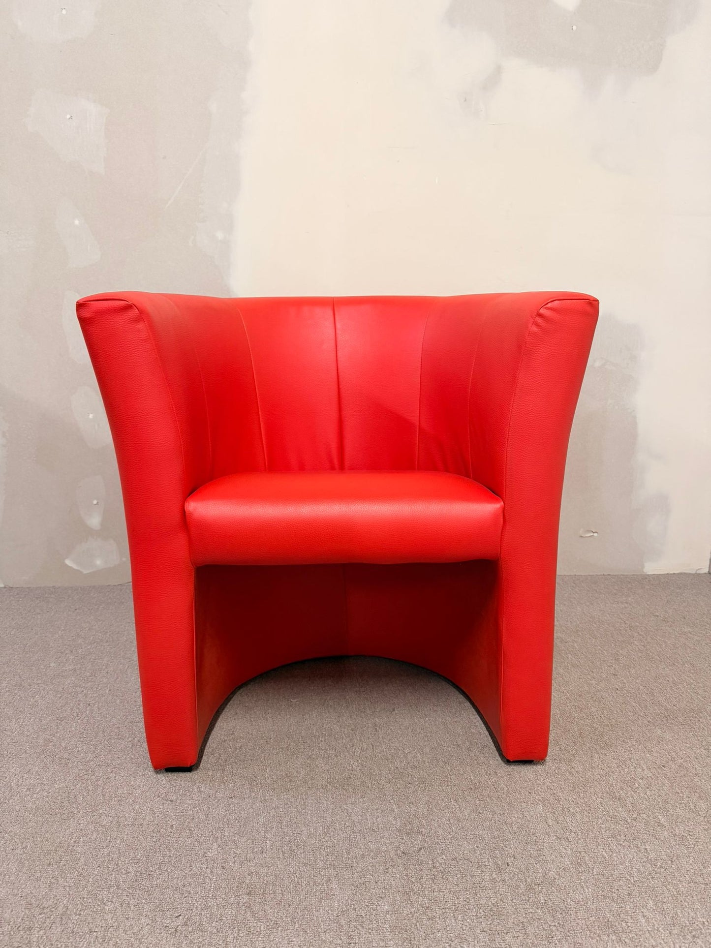 Roter Design Sessel Cocktailsessel Clubsessel