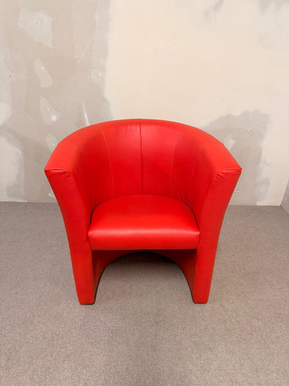 Roter Design Sessel Cocktailsessel Clubsessel