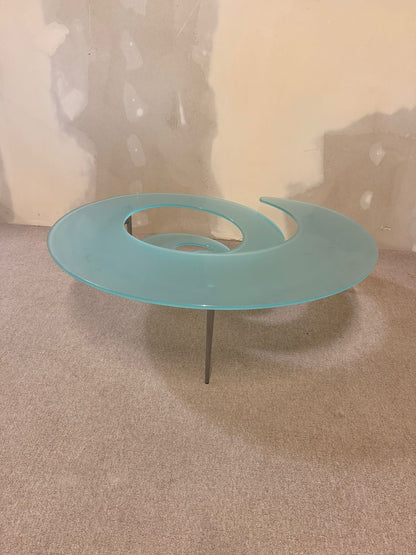 Cattelan Italia Couchtisch Spiralform Coffee Table Glastisch