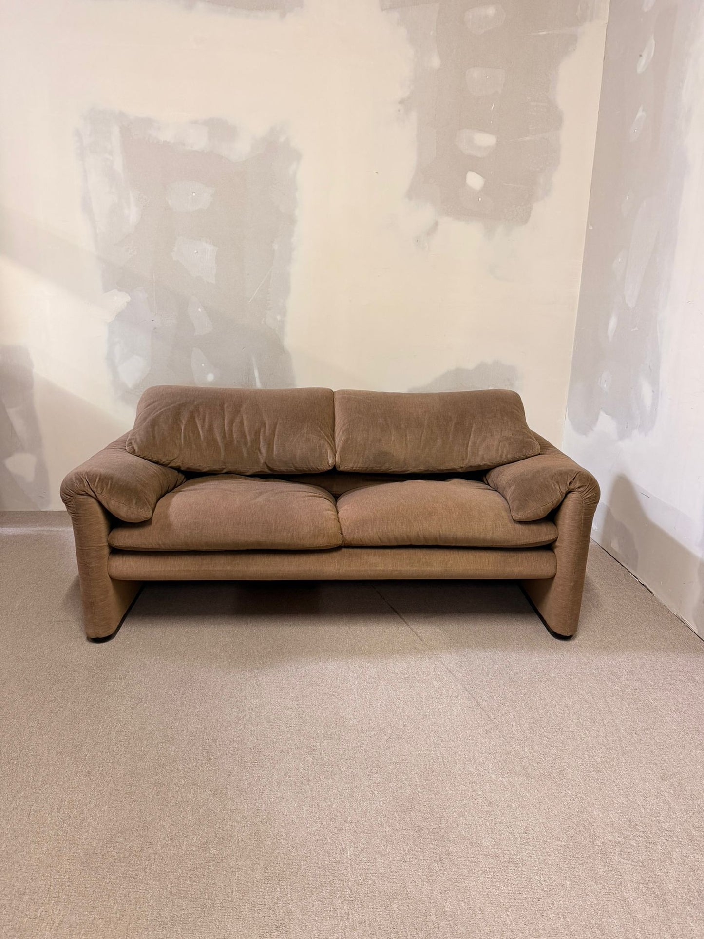2-sitzer-Sofa Maralunga Vico Magistretti für Cassina 70er