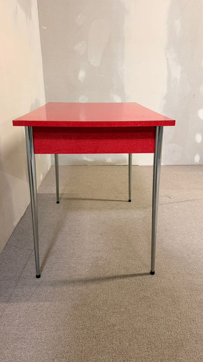 Retro Vintage Kelko Küchentisch aus den 60er Jahren in Rot