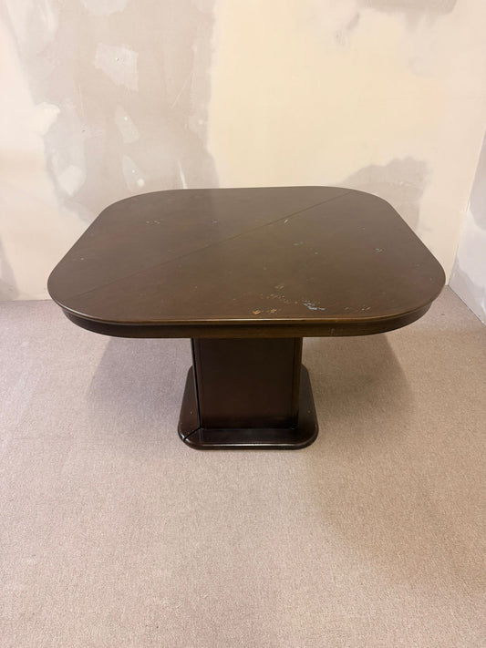 Esstisch ausziehbar im Art Deco Stil Holz massiv