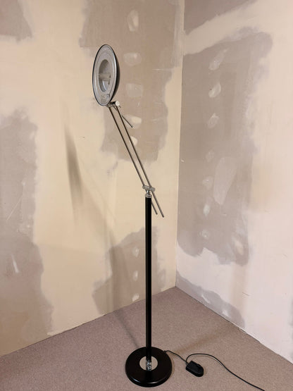 Verstellbare designer Stehlampe im Space Age Stil, verchromt