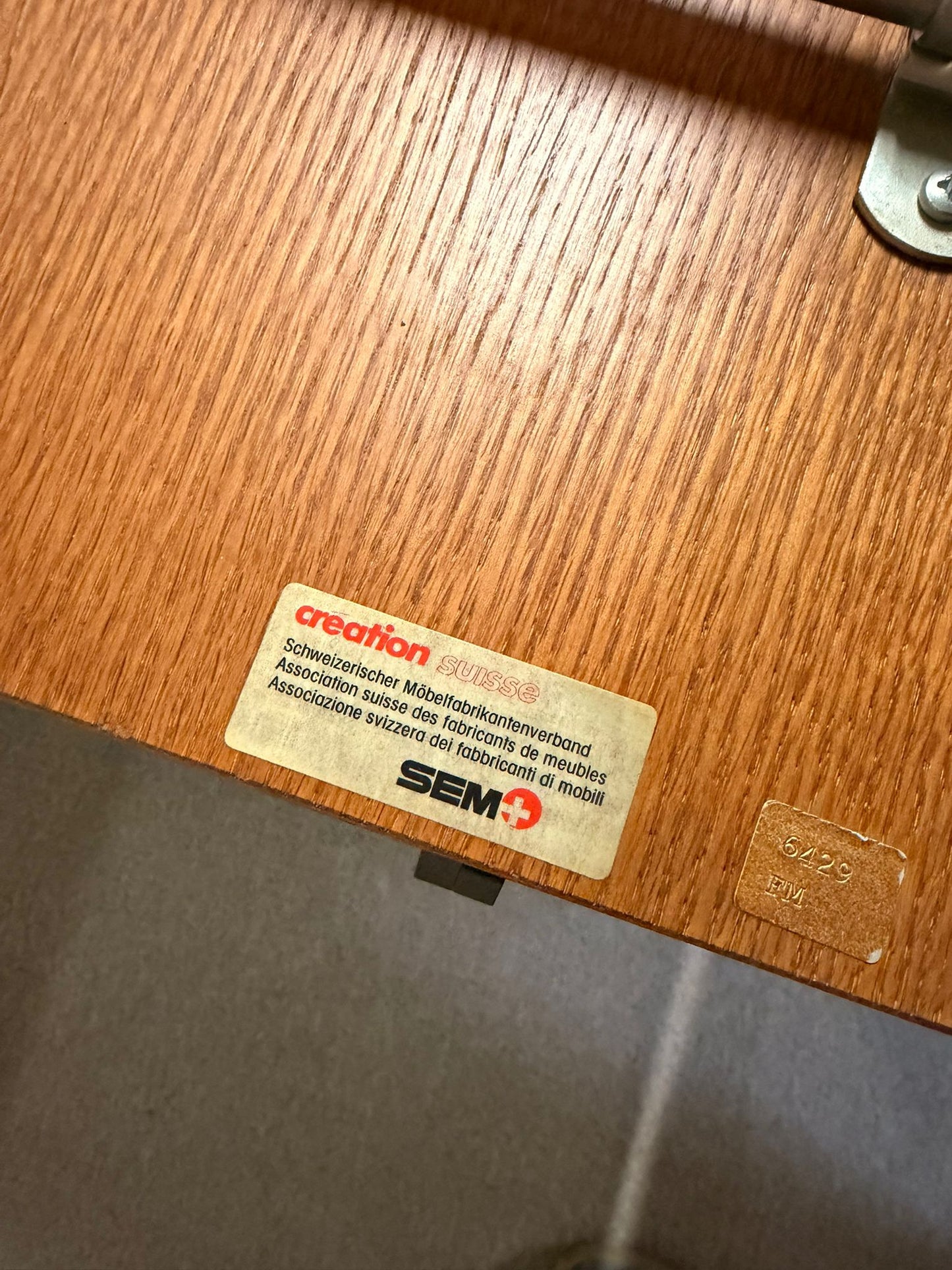 Mid Century Esstisch oval aus Holz ausziebar in 2 Stufen