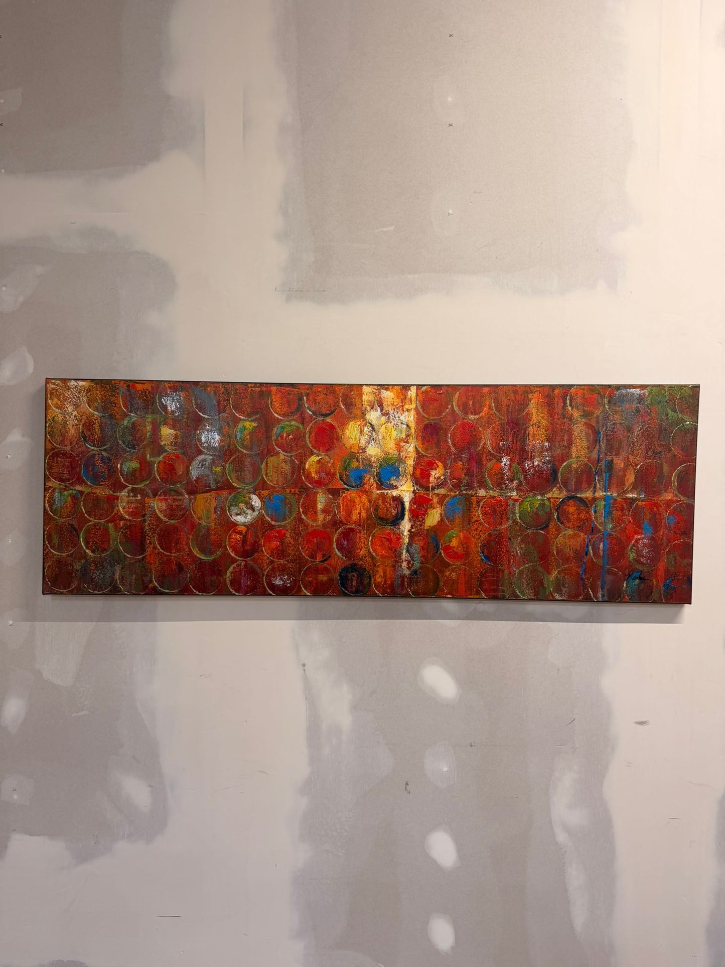 Grosses dekoratives Wandbild abstrakte Malerei Kunst
