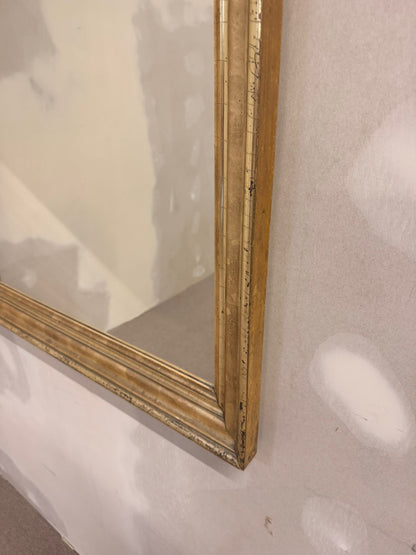 Vintage Wandspiegel mit goldenem Holzrahmen