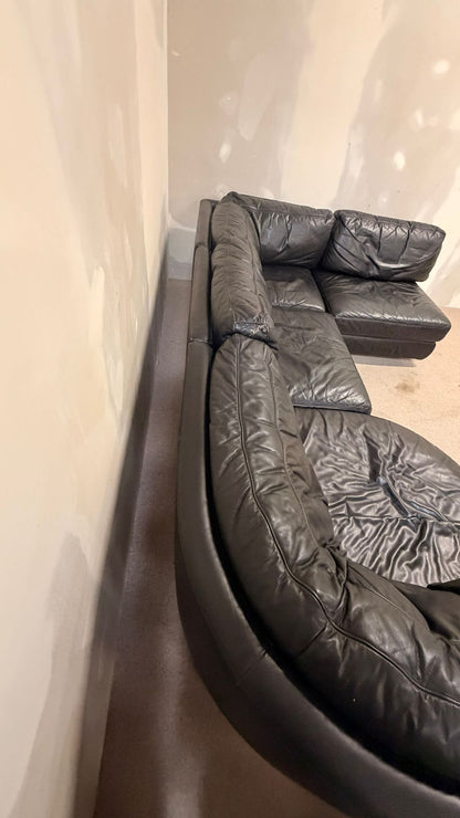 Modulares Postmodernes Vintage Leder Sofa von Ligne Roset