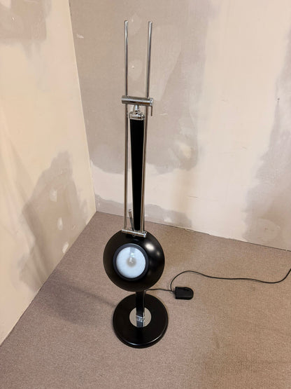 Verstellbare designer Stehlampe im Space Age Stil, verchromt