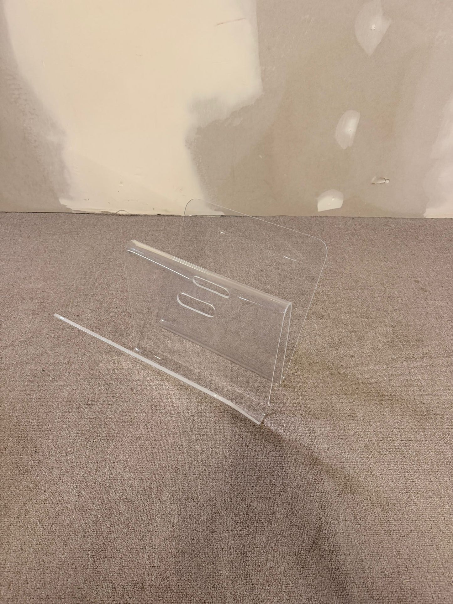 Transparente Zeitschriftenständer aus Plexiglas Acrylglas