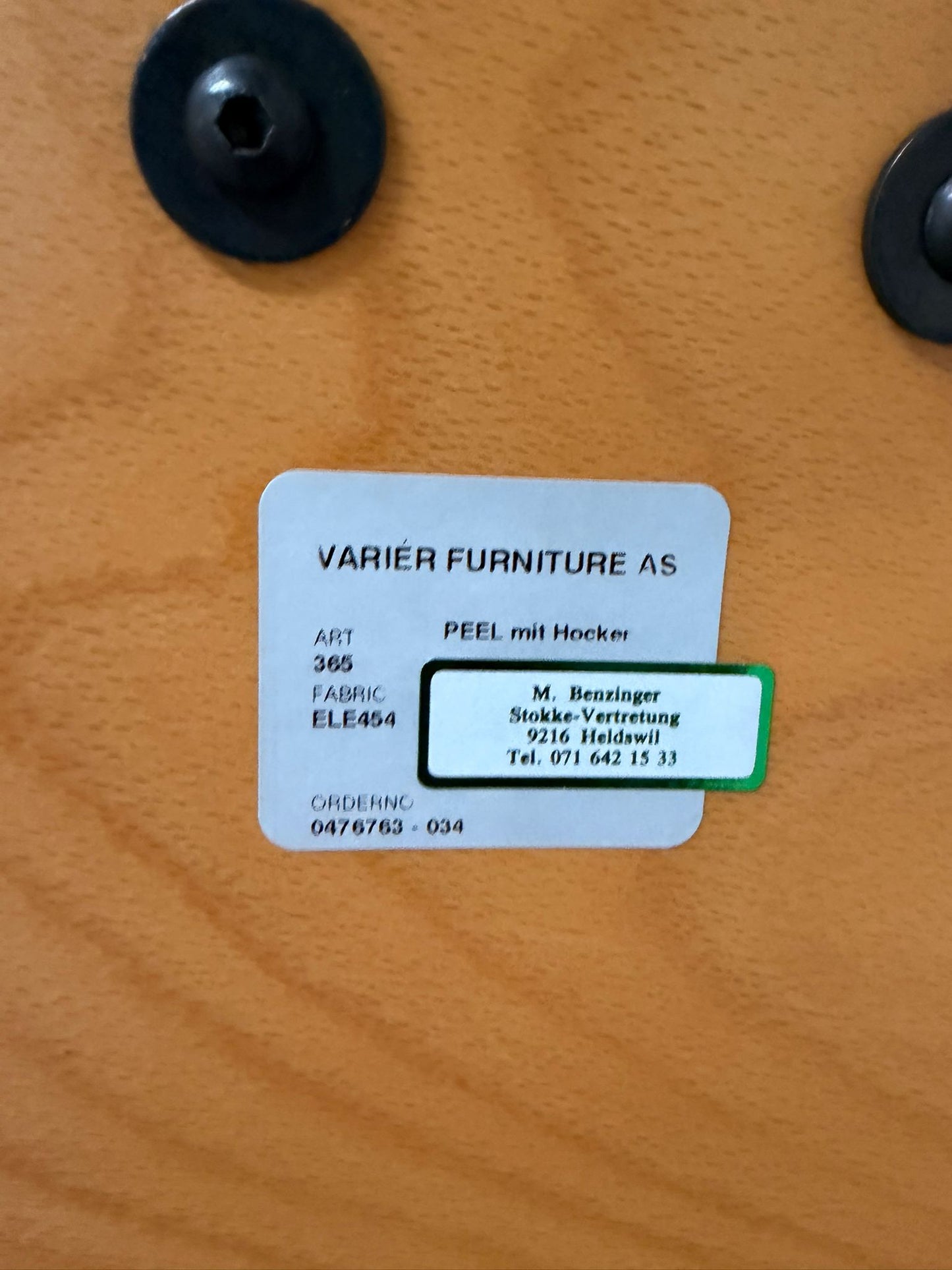 Peel Sessel aus Leder von Olav Eldøy für Varier (Stokke)