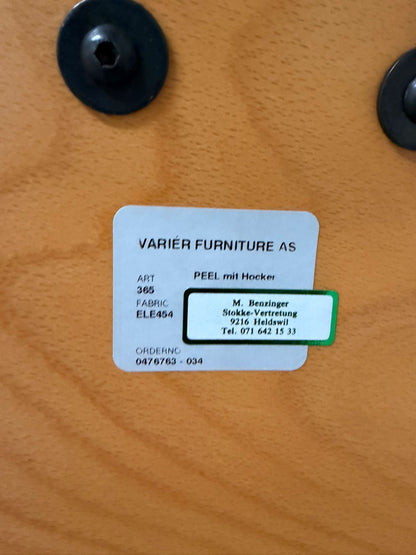Peel Sessel aus Leder von Olav Eldøy für Varier (Stokke)