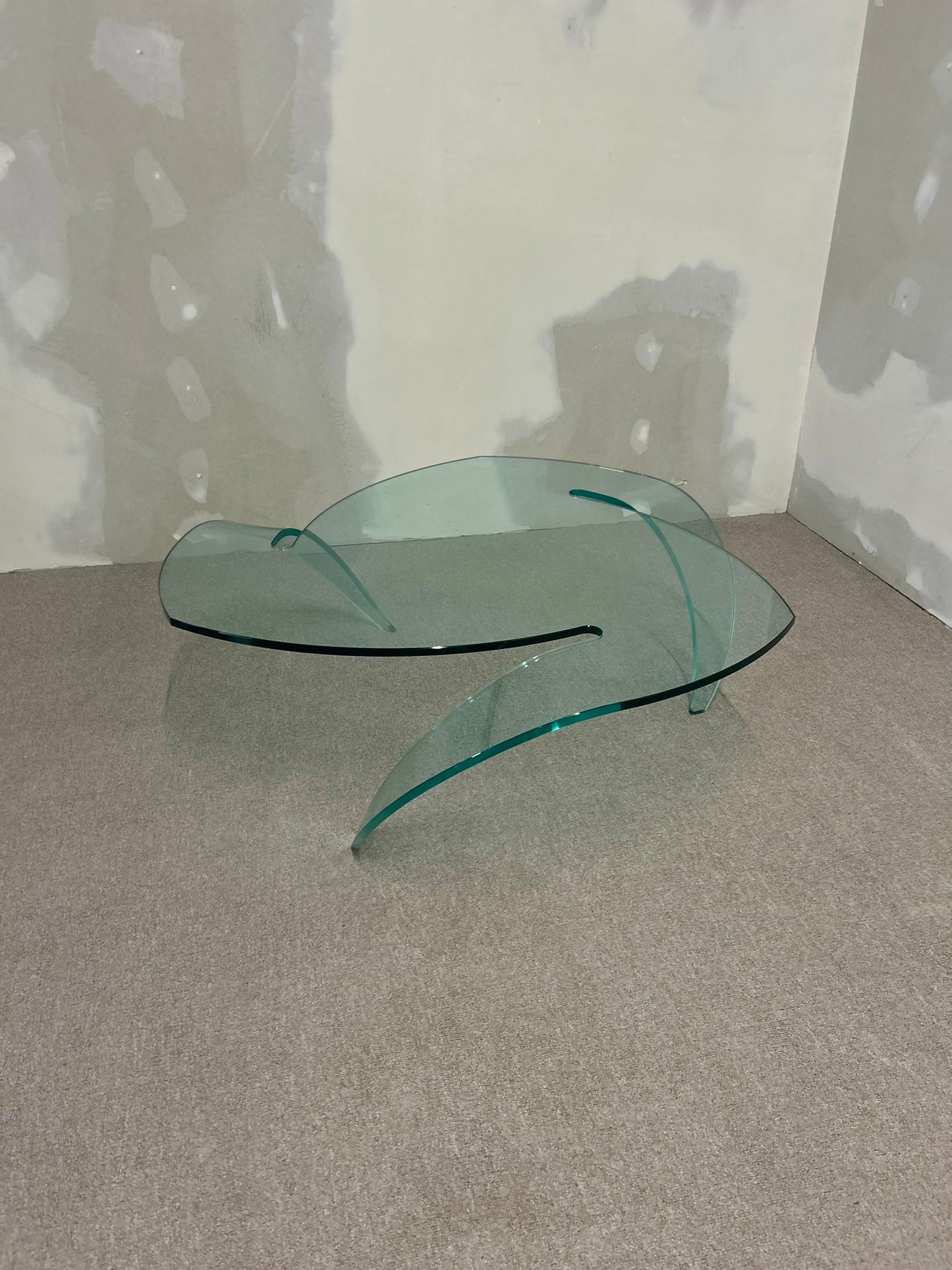 Design Glas Couchtisch Unikat Coffee Table Blickfang